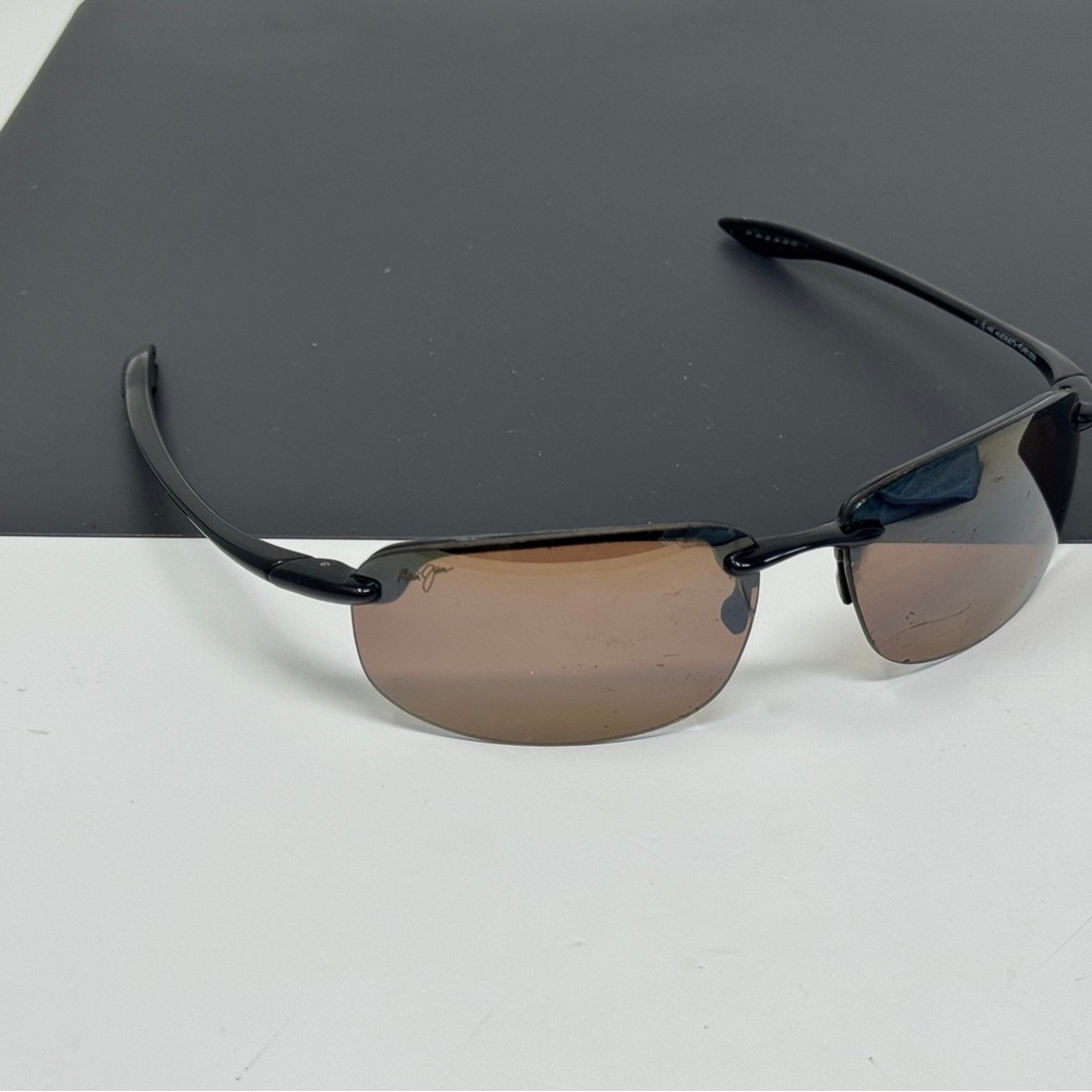 Maui Jim Ho'okipa MJ Sport MJ 407 02 Sunglasses SCRATCHED LENSES NO NOSE PADS